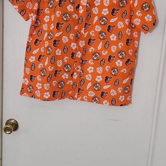 Baltimore Orioles 2018 Hawaiian Shirt Medium M SGA Stadium Giveaway - Picture 4 of 5